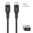 thumbnail image 4 of 3A (Heavy Duty) High Powered Fast Charging USB-C to USB-C Cable for Samsung Galaxy Z Flip 3, Z Fold 3 - 5 Feet - Black, 4 of 6
