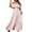 Pink, variant on IROINNID Wedding Guest Dresses for Women Formal Evening Night Dress Off Shoulder Solid High Slit Waist Ruched Bodycon Evening Party Short Sleeve Dresses Elegant A-Line Dress,Black