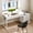 White, variant on Casacomoda Computer Desk with 5 Drawers, Reversible Home Office Desks with Printer Stand, Study Writing Table Workstation for Small Spaces, Black