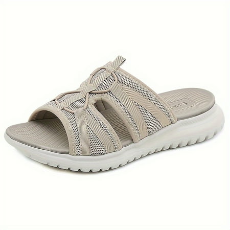 

Women s Breathable Casual Slip On Mesh Chunky Sandals Air Cushion Shoes Comfortable Walking Shoes