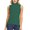 2-1pc,Dark Green, variant on Women's Mock Turtleneck Tank Tops Sleeveless Stretch Slim Fit Top Base Layer Shirt