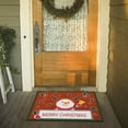 thumbnail image 4 of Tapis de Porte Rouges de Noël pour Entrée Extérieure, Tapis de Porte d'Entrée de Noël pour l'Intérieur, Tapis Brossé pour Vestibule de Porte d'Entrée, Tapis d'Entrée de Noël Anti-Saleté, Pas de Lavage, la Saleté Peut Être Coupée, Tapis Antidérapant, 4 of 8