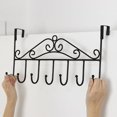 thumbnail image 5 of Over the Door Hooks,Wall Hooks,No Need To Punch Holes Wall Hanging Coat Rack Gods The Door Hangers Wall Hanging Sub Strong Non Marking Clothes Cap Coat Hooks, 5 of 7