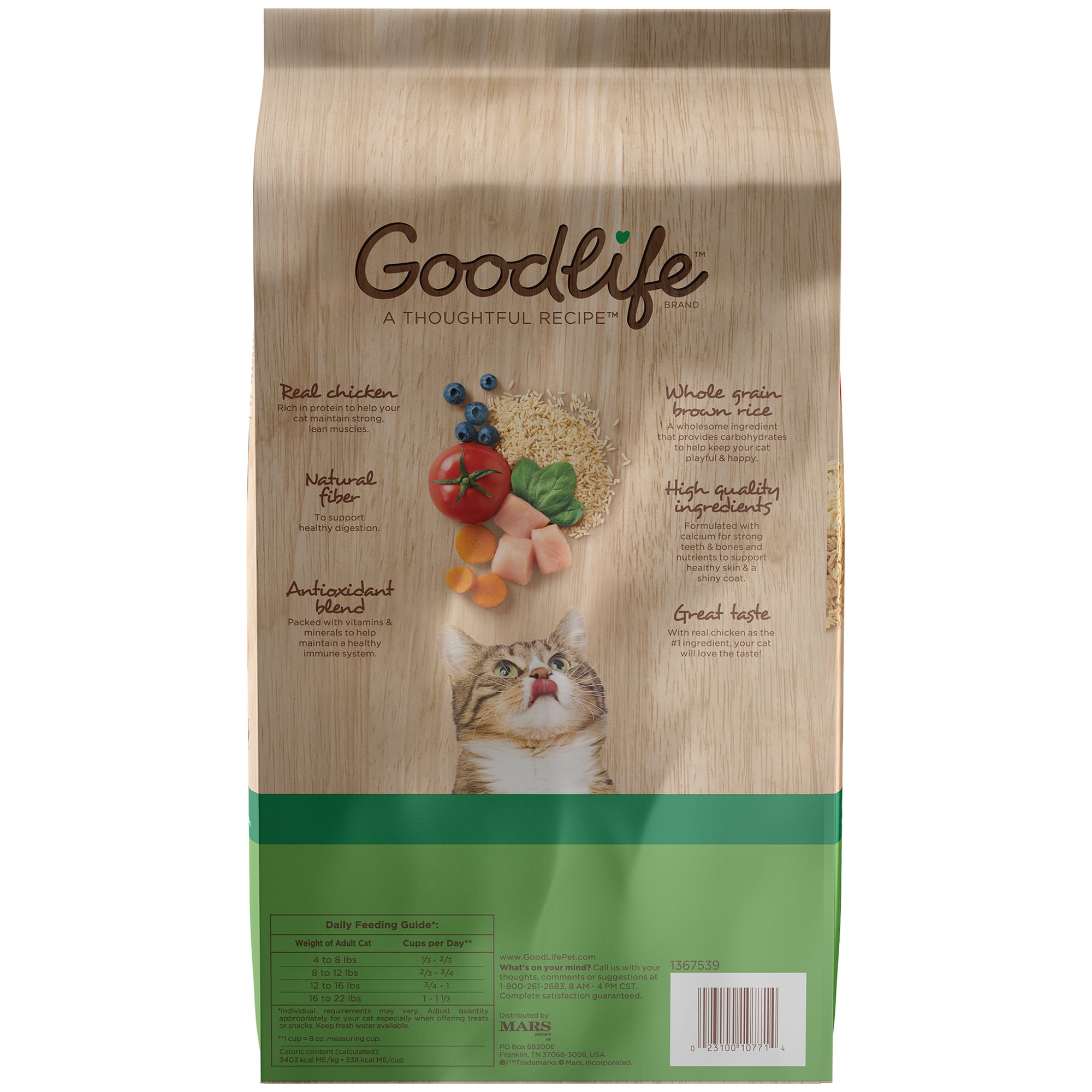 Good life dry store cat food