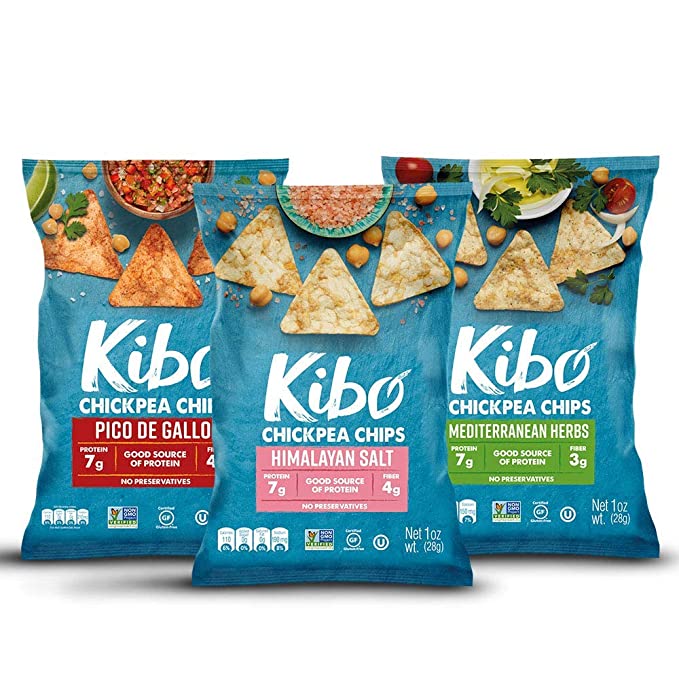 Kibo Chickpea Chips Gluten Free and PlantBased, NonGMO, Kosher