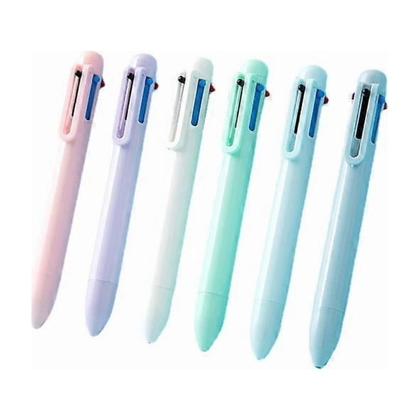 Multicolor Ballpoint Pen 18-Pack - 0.5 mm 6-in-1 Retractable Ballpoint Pens. Office supplies.