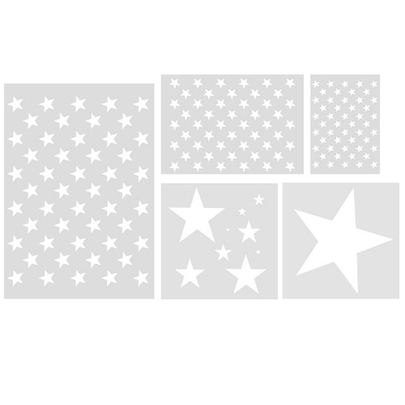 5 plantillas de pintura, moldes de dibujo, plantillas reutilizables para manualidades