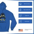 thumbnail image 6 of Military Mom Sweatshirt Proud Mom Life Messy Bun Sunglasses Mother's Day Mama Mommy Active Duty Veteran Vet Hoodie, 6 of 7