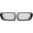Black, variant on Front Kidney Grille for 98-01 E46 4-Door Sedan 320i 323i 325i 328i 330i M3 Chrome