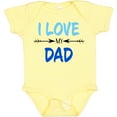 thumbnail image 3 of Inktastic I Love My Dad Fathers Day Boys or Girls Baby Bodysuit, 3 of 5