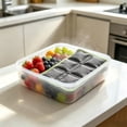 thumbnail image 4 of 4Pcs Reusable Ultra‑Thin Ice Packs for Lunch Boxes & Cooler, Leakproof Foldable Cooling Packs, Space‑Saving Cold Packs for Food Storage, Picnic, 4 of 9