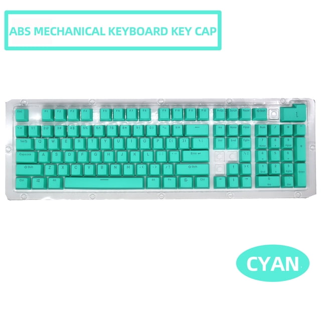 NARABB Touche 104 Touches Rétroéclairée Colorée Remplacement de Touche de Jeu Clavier Mécanique