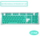 thumbnail image 1 of Reemplazo de teclas para juegos con retroiluminación colorida de 104 teclas Teclado mecánico, 1 of 2