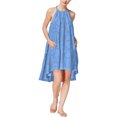 thumbnail image 1 of Rachel Roy Jacqueline Túnica Vestido para Mujer, Azul, X-Large Rachel Roy Sayo, 1 of 1