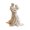 White, variant on KGJQ 3D Printed Couple Statue, Romantic Couple Embrace Sculpture with Hollow Design, Nordic Decor for Wedding Anniversary Gift, Black & White Art Display for Living Room, Desktop
