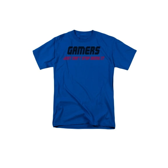Gamers Just Can't Stop Doing It Humorous Funny Innuendo Saying Adult T-Shirt