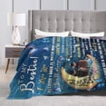 thumbnail image 4 of Wijzvio Gifts For My Bestie Throw Blanket Soft Fuzzy Fleece Blanket For Couch Bed Living Room Decoration 50"X40", 4 of 9