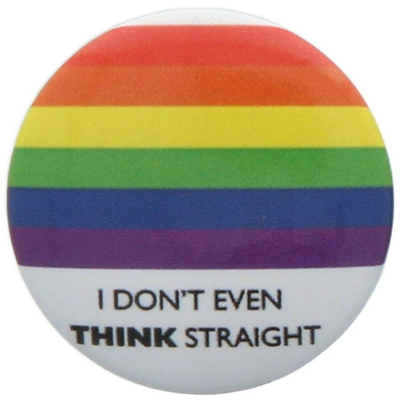 Pride - I Don?T Even Think Straight (Pin Badge 25Mm) (1 ACCESSORES)