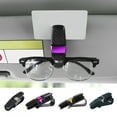 thumbnail image 2 of Jkung Car Sunglasses Holder Glasses Clip 180-Degree Rotatable Scratch Protection Easy to Install Sunglasses Clip Car Sun Visor Accessories, 2 of 8