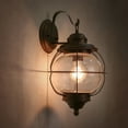 thumbnail image 6 of LNC Outdoor Wall Sconce with Globe Glass Shades Waterproof Wall Light in Bronze Finish, 6 of 10