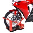 thumbnail image 2 of HOMCOM Cale de Roue de Moto, Capacité de 990 lbs avec 12 Trous Réglables, 2 of 10