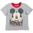 thumbnail image 5 of Disney Mickey Mouse Toddler Boys T-Shirts and French Terry Shorts Infant to Little Kid, 5 of 5