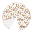 thumbnail image 2 of KLL Corgi with Hearts Christmas Tree Skirt 36" ,Party Decorations Farmhouse for Christmas Decorations Holiday Party, 2 of 6