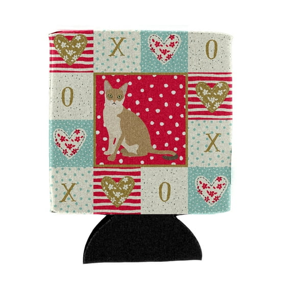 Carolines Treasures CK5789CC Singapura Cat Love Can or Bottle Hugger Can Hugger multicolor