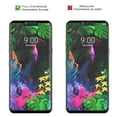 thumbnail image 5 of LG G8 ThinQ Glass Screen Protector [Edge to Edge Coverage] Full Protection Durable Tempered Glass [Full Coverage] Clear Screen Protector 9H Hardness, No Bubble Work with Most Case for LG G8 Thinq, 5 of 6