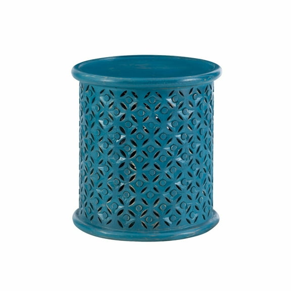 Powell Inora Side Table With Blue Finish D1427A21STBL