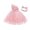 Pink+headband, variant on GYRATEDREAM 6-18M Newborn Baby Girls Ruffle Lace Backless with Headwear,Bowknot Flower Dresses Pageant Party Wedding