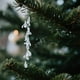 thumbnail image 1 of Lámpara de araña de cristal de copo de nieve con forma de gota de agua, colgante para árbol de Navidad, lámpara de araña de acrílico con forma de copo de nieve, elegante adorno para árbol de, 1 of 9