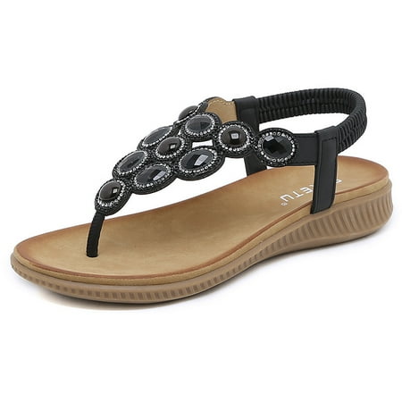 

Summer Sandals for Women Comfortable Casual Beach Shoes Bohemian Sandals