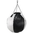 thumbnail image 2 of Costal Tipo Bola PU Fire Sports Para Gimnasio. SIN RELLENO,Negro/Blanco Fire Sports Costal de Bola PU/Sin relleno/Negro-Blanco, 2 of 3