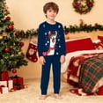 thumbnail image 5 of Bainana Christmas Unisex Kids Pajamas Animals Print Long Sleeve T-Shirt Pants Indoor Wear Boys And Girls Daily Casual Outfit Set, Size 9-10 Years, 5 of 8