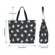 thumbnail image 5 of Balery Turtle Bolsa Tote Estilo Estético con Cremalleras, Bolsa de Hombro, Bolsa de Compras Grande y Plegable, 5 of 8