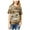 Green - camo, variant on Carbon Copy Womens Patched Embellished T-Shirt, Green, Large