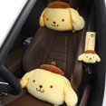 thumbnail image 4 of Sanrio Cute Pom Pom Purin Plush Toy Headrest Seat Belt Cover Back Cushion For Car Seat Throw Pillow Sofa Bed Xmas Gifts Girl, 4 of 5