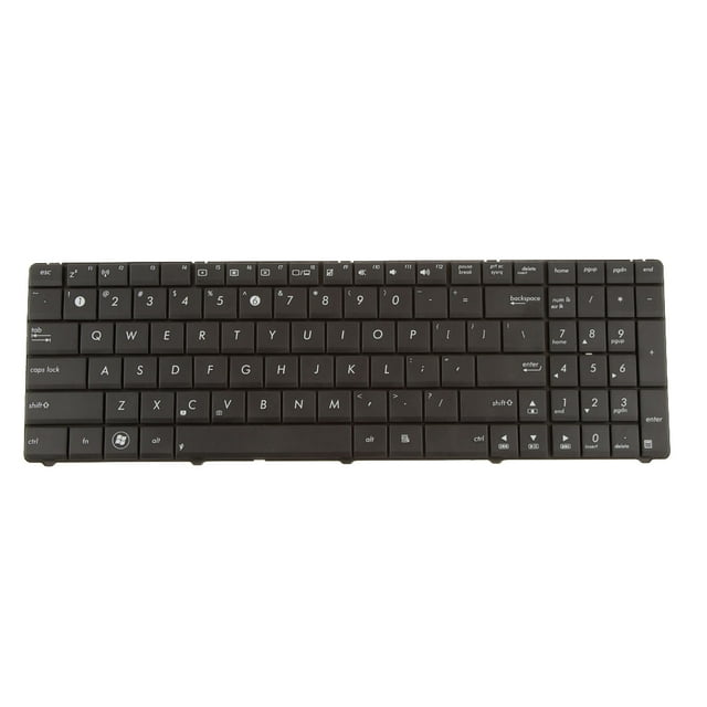 de Ordenador Portátil Para X54H V VD X53S X75V X61S US Inglés Negro Sunnimix Teclado portátil
