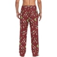 thumbnail image 2 of GZHJMY Christmas Pajama Pants for Men, Lounge Pants Lightweight Men Pajama Bottoms with Drawstring Pockets, Christmas New Year Birthday Gifts, X-Large, 2 of 6