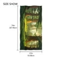 thumbnail image 4 of Ryvnso Trees Forest Oversized Beach Towel Microfiber Bath Blankets Swimming Fitness 37" x 74", 4 of 5