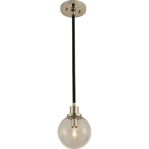 Modern Mid-Century Glass Pendant by Kalco
