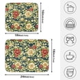 thumbnail image 2 of Ryvnso Bloom Flower Dish Drying Mat for Kitchen Countertop 18x24 Large Dish Pad Drainer Rack Dish Sink Mats, 2 of 7