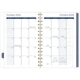 thumbnail image 3 of Mead 15M Blue Floral Small Weekly/Monthly Poly Planner 25, 3 of 4