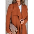 thumbnail image 5 of KISSMODA Women's Casual Long Sleeve Draped Open Front Knit Cardigan Sweater with Pocket, 5 of 5