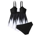 thumbnail image 2 of UPPADA Tankini Swimsuits for Women 2 Piece Bathing Suits Swim Tank Top with Boyshorts Modest Loose Fit Swimwear Lace-Up Flattering Tankini Swimsuits Full Coverage Swim Suits Black,L, 2 of 4