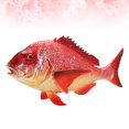 thumbnail image 5 of 1 Pce Modèle de Snapper Rouge Artificiel Jouet Animal Marin Simulé Aquarium Ornement, 5 of 5