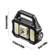 thumbnail image 3 of Foco de búsqueda exterior, cargador solar, lámpara LED COB, impermeable, portátil, ajustable, de metal, para camping, resistente, batería de 4000 mAh, luz de emergencia, iluminación de, 3 of 7