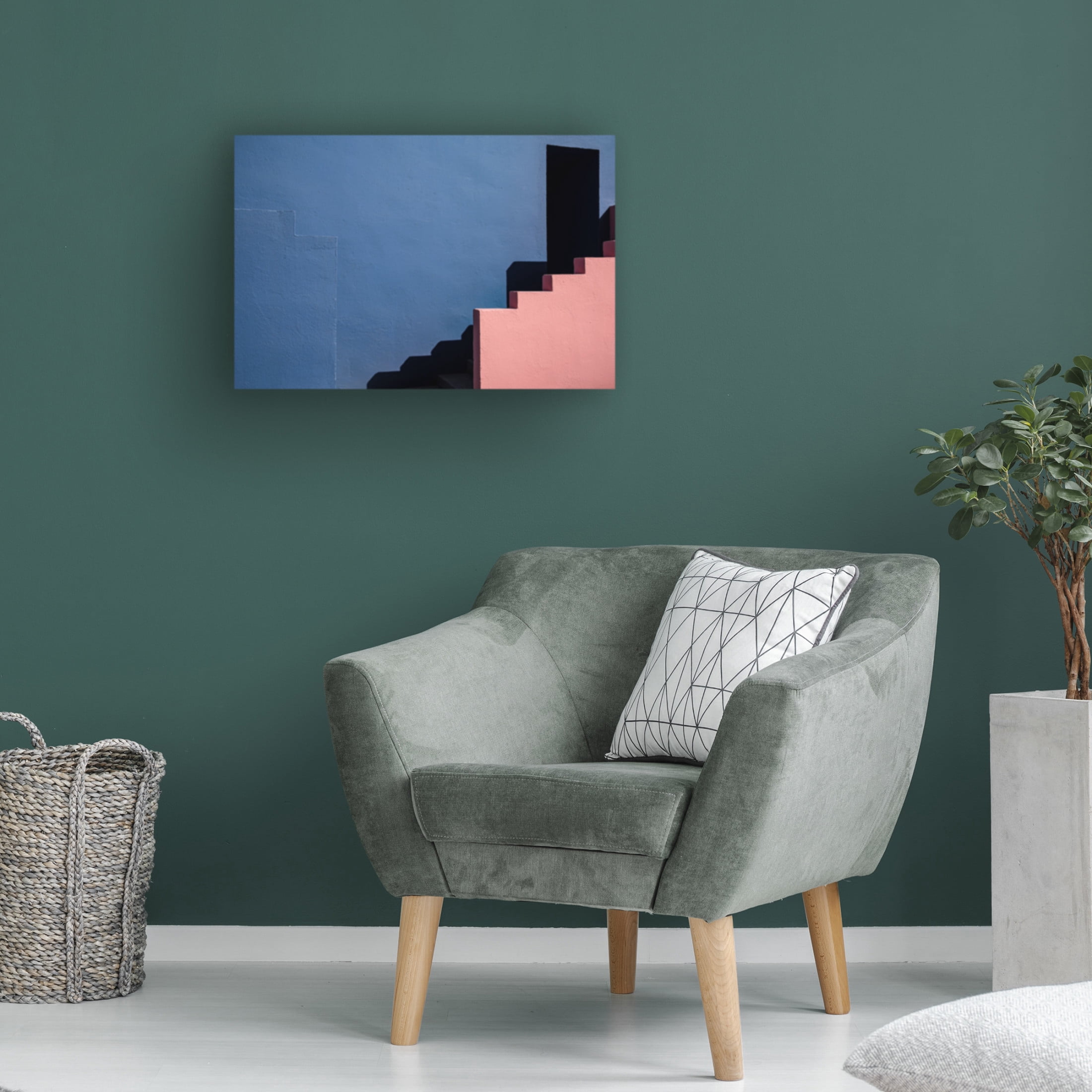 Trademark Fine Art Linda Wride Muralla Roja 3 Canvas Wall Art