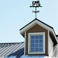 thumbnail image 4 of Cow Weathervane Wrought Iron Wind Vane Roof Garden Direction Sign Outdoor Farmhouse Decoration Weathercock Ornament Wind Vane Weathervanes Metal Wind Measuring Tool, 4 of 9
